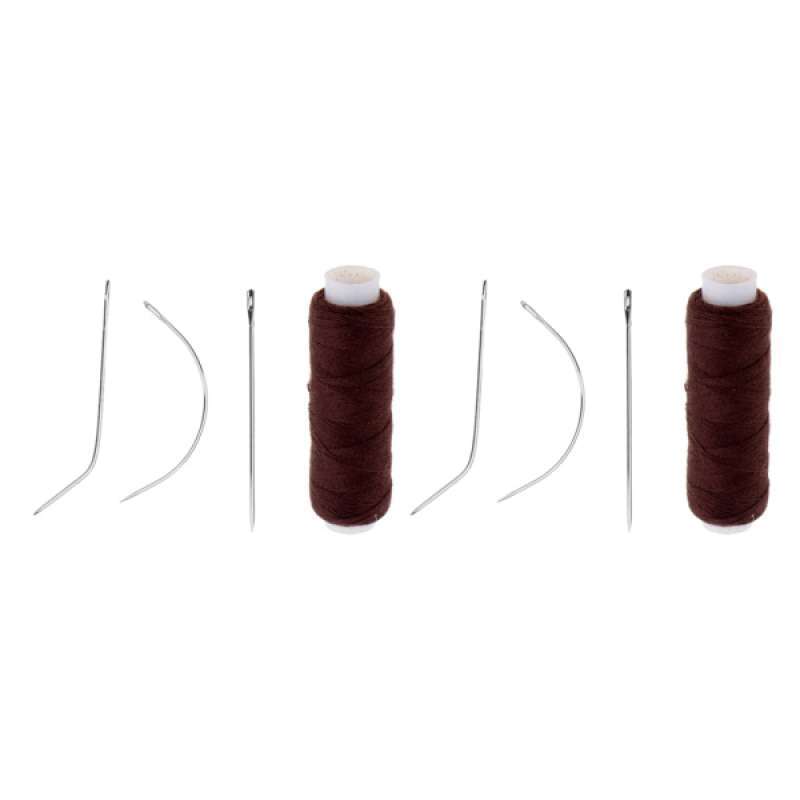 Jual 2 Set Hair Sewing Weaving Thread Needles Kit For Hair Track