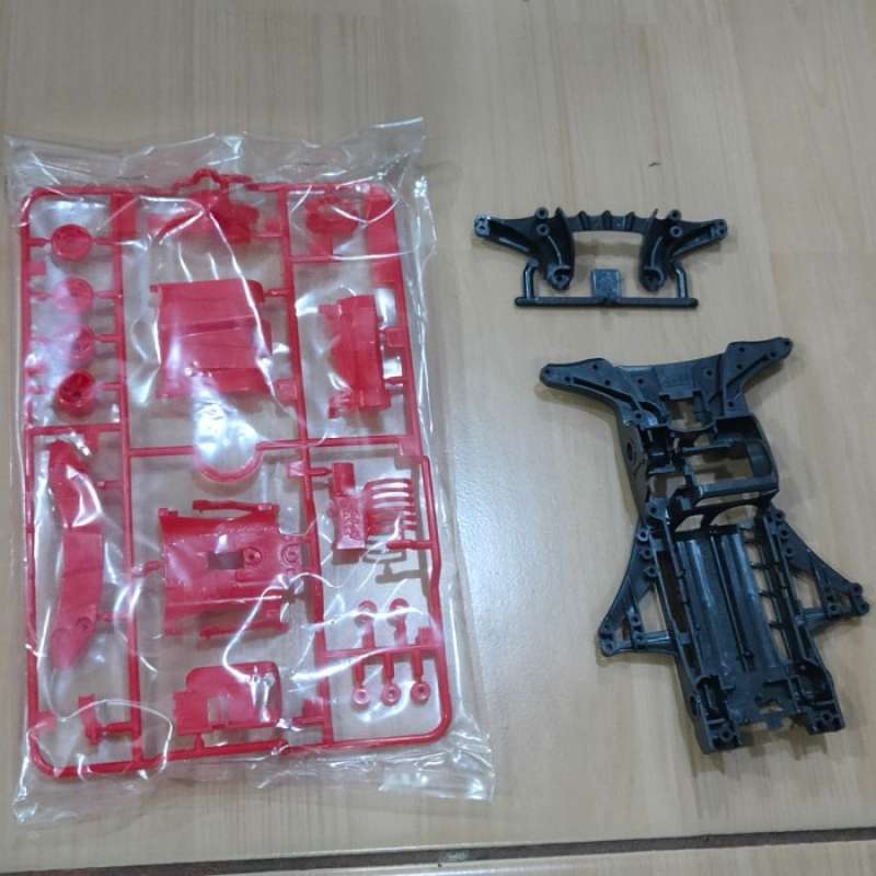 Jual Chassis Fma Gunmetal,Gearbox Merah Ori Tamiya di Seller DENTA TOYS