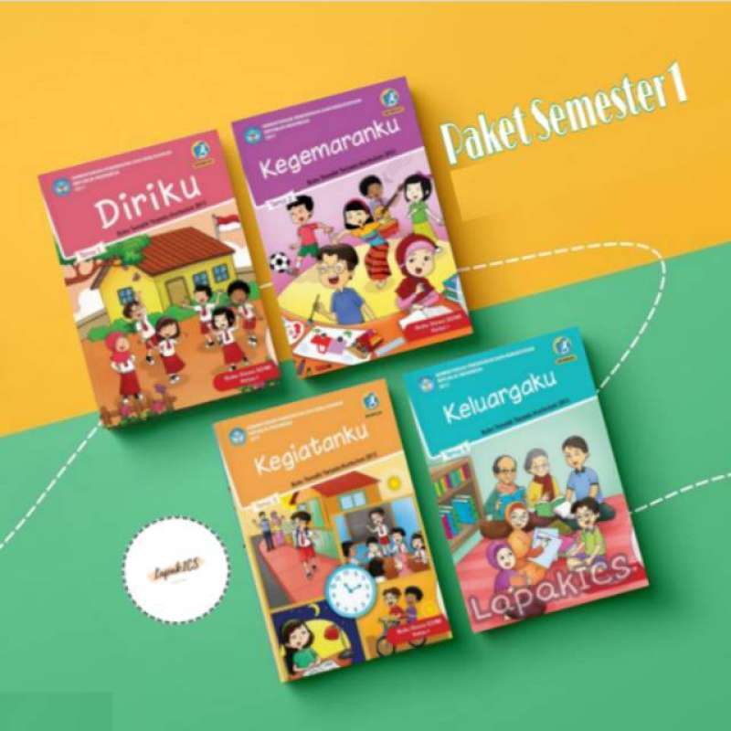 Jual Paket Buku Sd Kelas 1 Semester 1 Tema 1234 Tematik Kurikulum 2013 ...