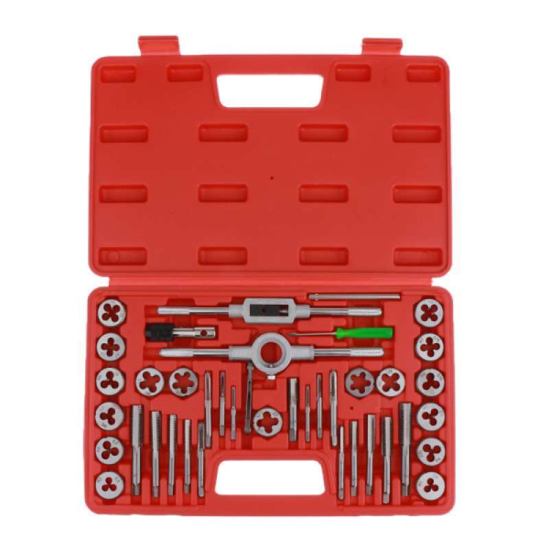 Jual 40pc Tap and Die Set Metric Sizes Essential Threading Tool w
