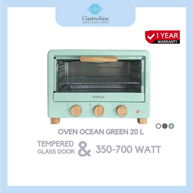 Promo Ravelle Oven Listrik Toaster Mini 20L Korean Toaster Ocean