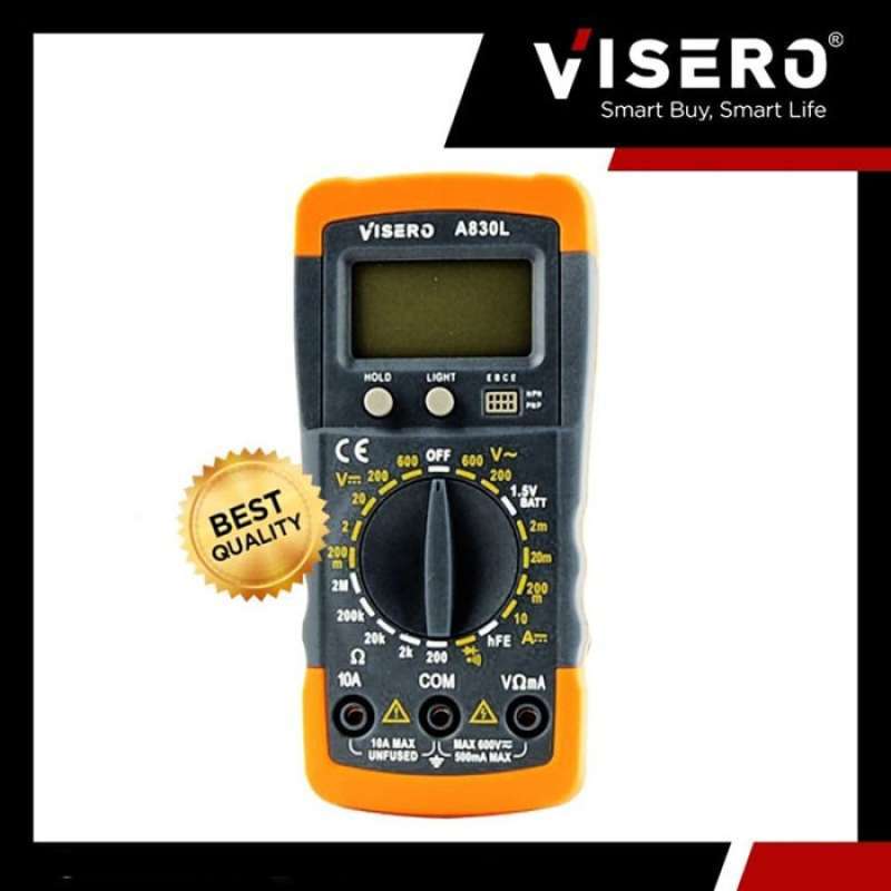 Promo Visero A830l Multimeter Multitester Avometer Digital Yellow