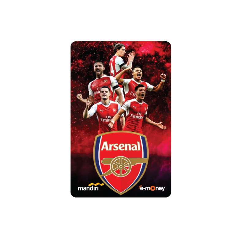Jual Kartu Emoney Mandiri Arsenal 13 Club Bola Sepakbola Kartu Etoll E
