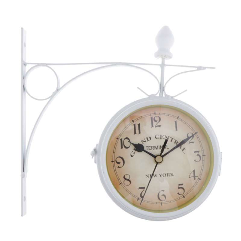 Jual Outdoor Garden Wall Clock Double Sided Bracket Clock Garden Decor