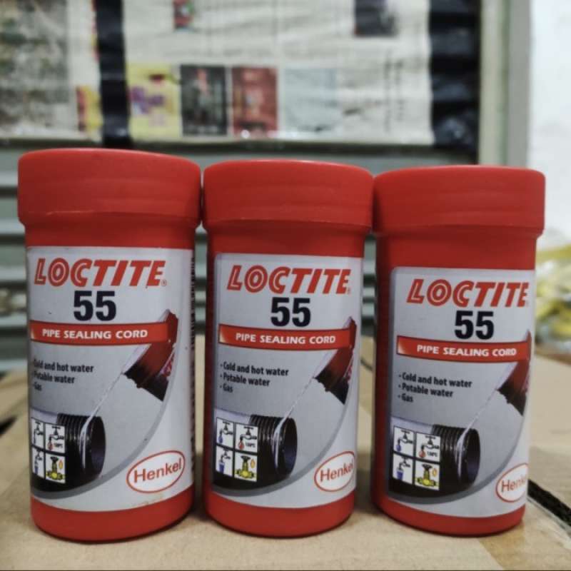 Jual Loctite 55 Pipe Sealing Cord Loctite 55 di Seller Erazel Storee