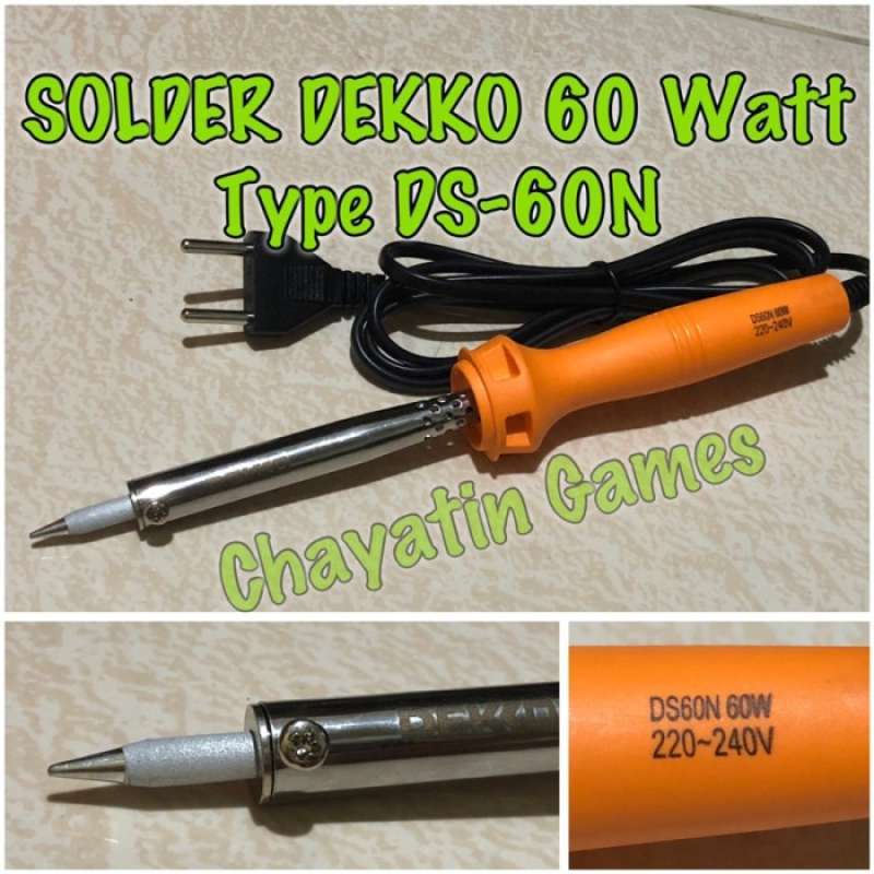 Promo Solder Dekko Type Ds60N / Ds60N 60 Watt Diskon 23 di Seller