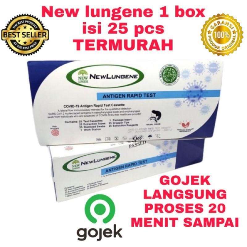 Promo NEW LUNGENE BIRU SWAB ANTIGEN DETEKSI OMICRON / RAPID TEST