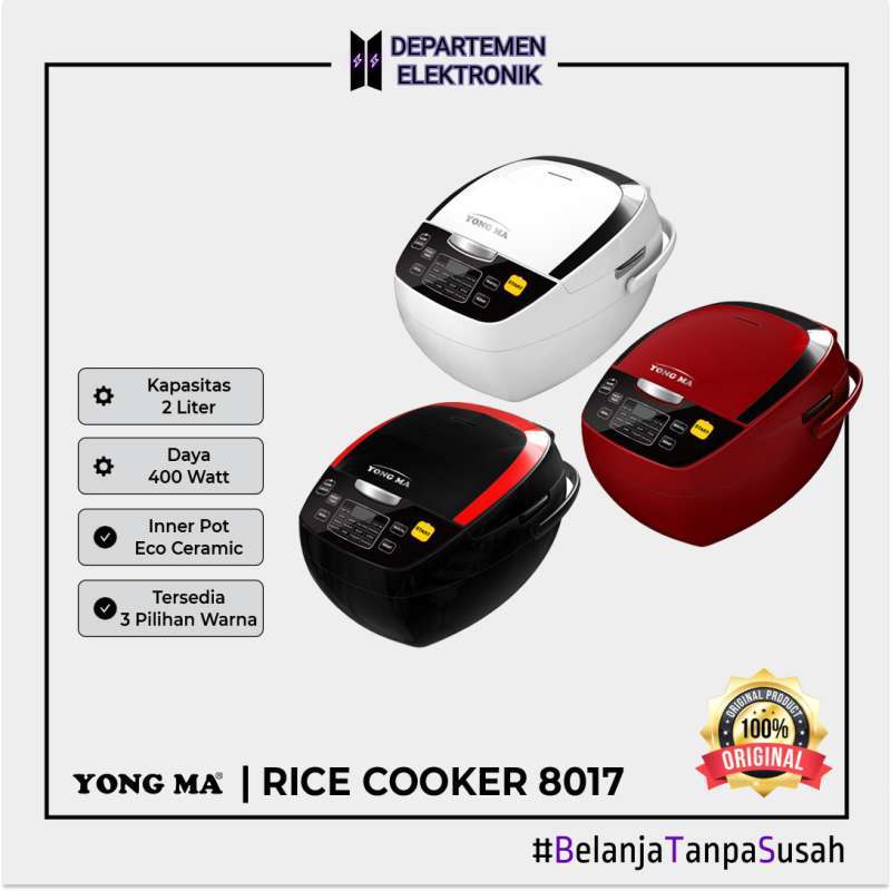Jual YONG MA YONGMA Digital Rice Cooker 2 L YMC 801 ymc801 SMC8017