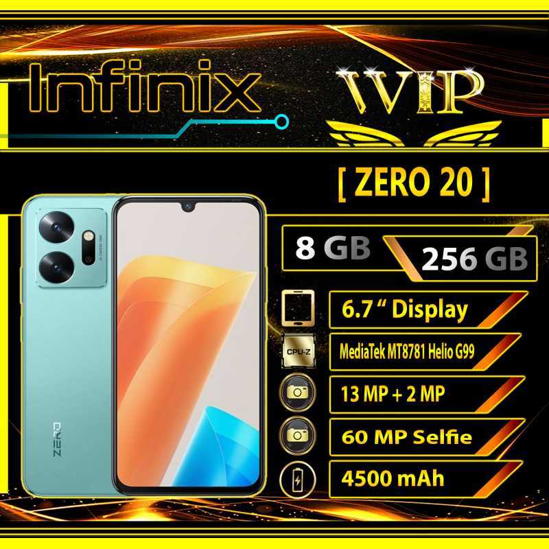 Jual Infinix Zero 20 8/256 Ram 8gb Internal 256gb Garansi Resm Di ...