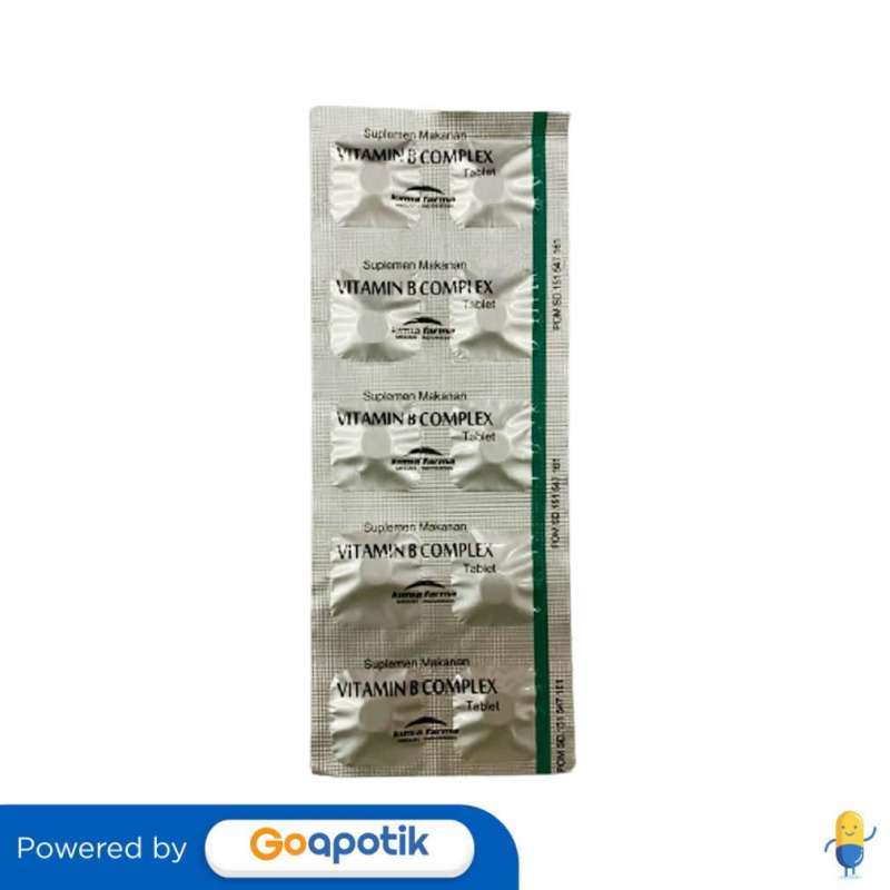 Jual Vitamin B Complex Kimia Farma Tablet Di Seller Apotek Pedia Farma Tasikmalaya Cikalang