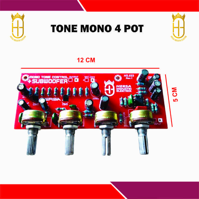 Promo TONE CONTROL MONO 4 POTENSIO | TONE CONTROL STEREO 5 POTENSIO