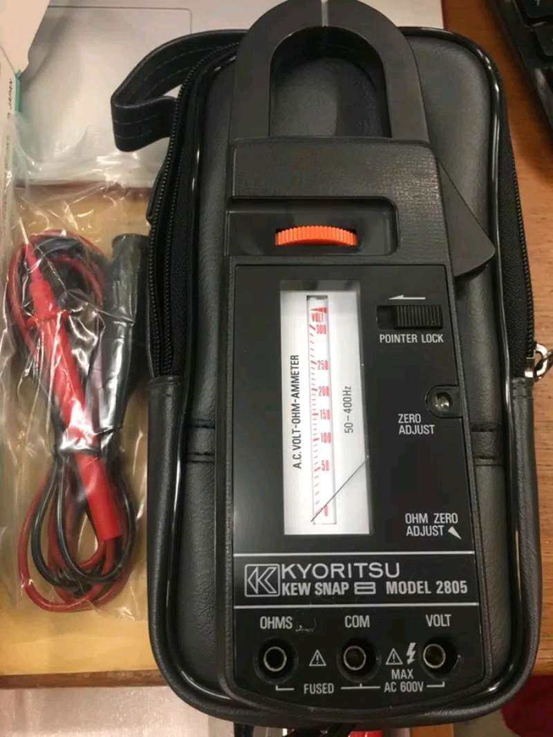 Promo KYORITSU 2805 ANALOG CLAMP AMPERE METER 600A TANG AMPER ANALOGUE