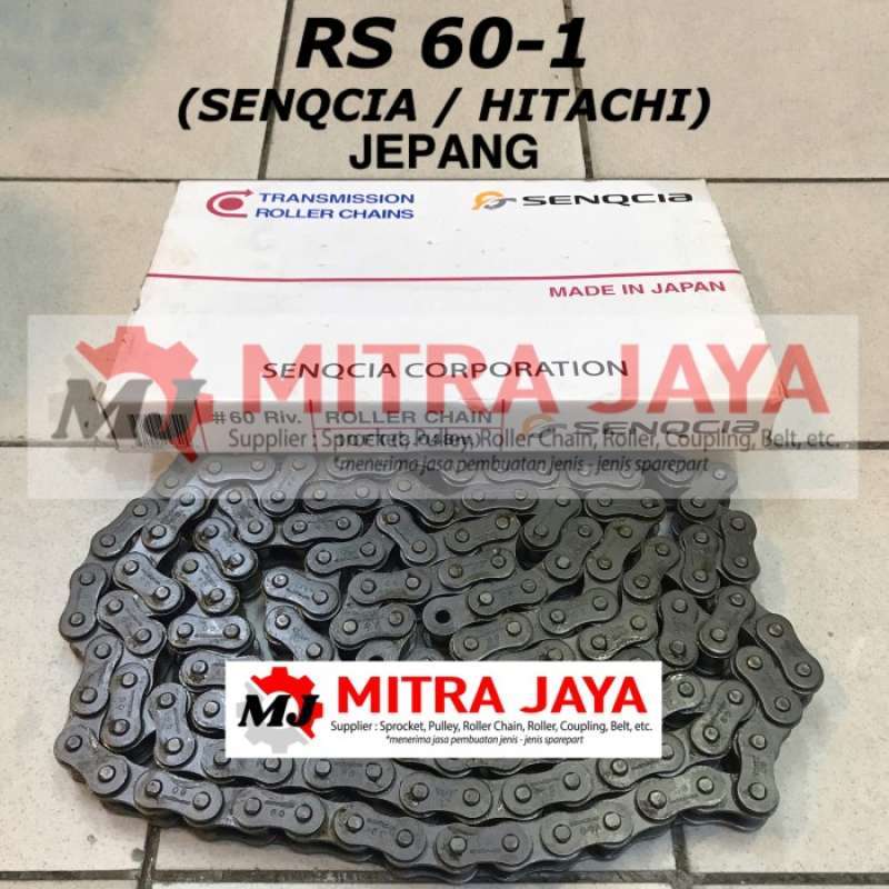 Promo ROLLER CHAIN SENQCIA / HITACHI RS 60 1 ( RANTAI JEPANG