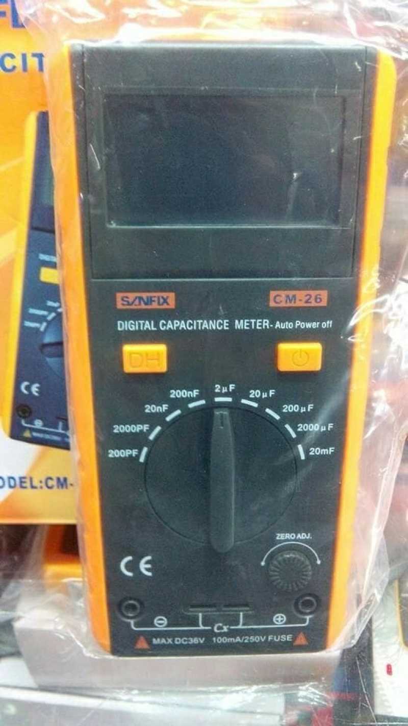 Promo Sanfix Cm26 Capacitance Meter Cm26 Alat Ukur Kapasitor Meter Bagus Diskon 23 Di Seller