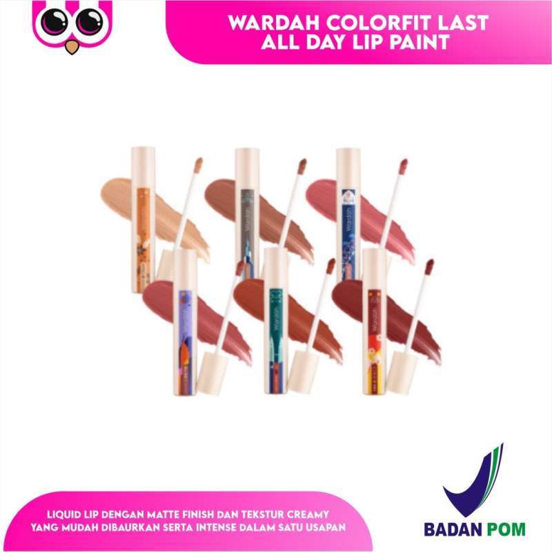 Jual [ New Shade ] Wardah Colorfit Last All Day Lip Paint / Lip Cream ...