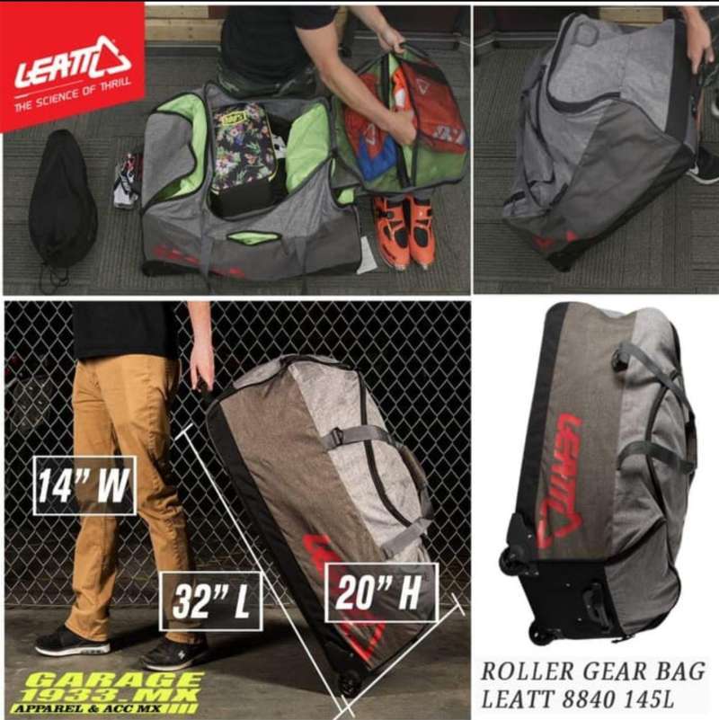Jual Roller Gear Bag Leatt.trolley Bag Leatt.koper Leatt.tas Trolli