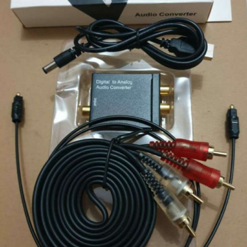 Promo Converter Dari Optical Ke Rca Audio Tv Ke Ampli Diskon 23 di