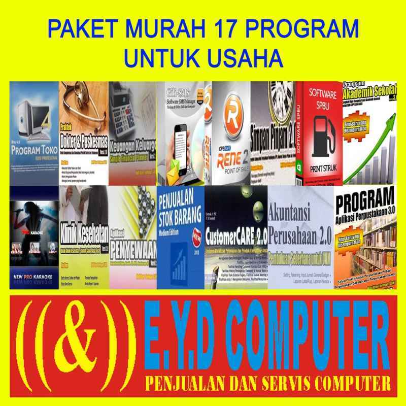 Jual Paket 17 Program Software (unlimited/all Pc/full Versi) Di Seller ...