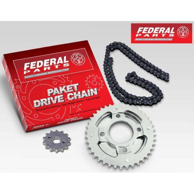 Jual Paket Rantai Gir Set Motor Yamaha Jupiter MX New merk Federal 428H di Seller TDR Autorace