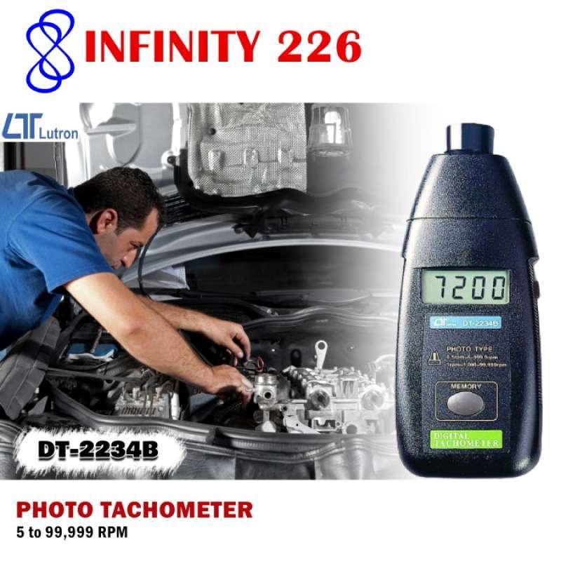 Jual Photo Tachometer Lutron Dt2234b/ Alat Ukur Kecepatan Rotasi Di Seller Berkah Mulia Store