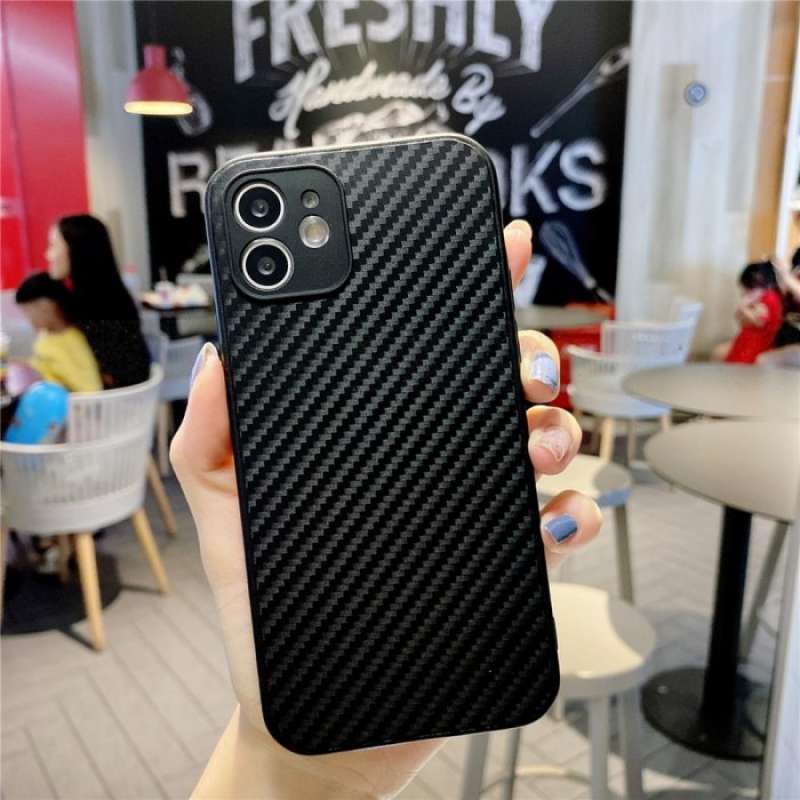 Jual Case iPhone 11 11 Pro 11 Pro Max Slim Fit Case Carbon Fiber Anti ...