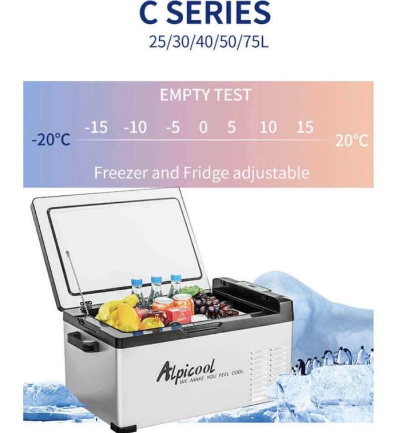 Jual Alpicool C75 Kulkas Portable Refridgerator Chest Freezer Kulkas ...