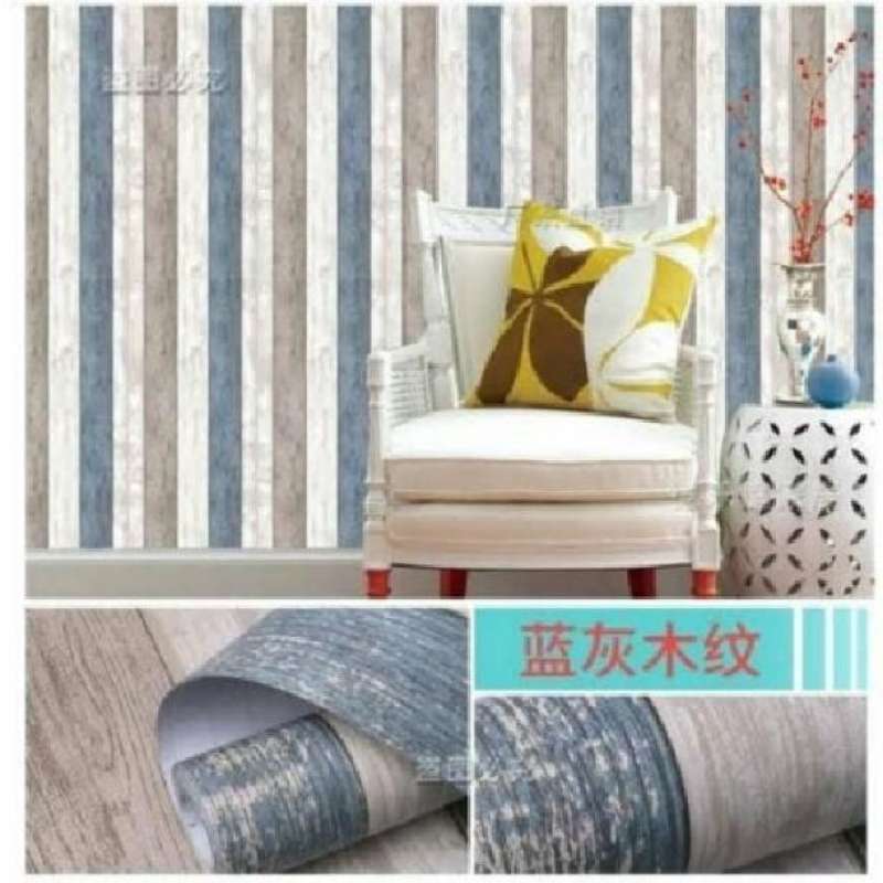 Promo Wallpaper Stiker Serat Kayu Pelapis Pintu Meja Triplek Rumah