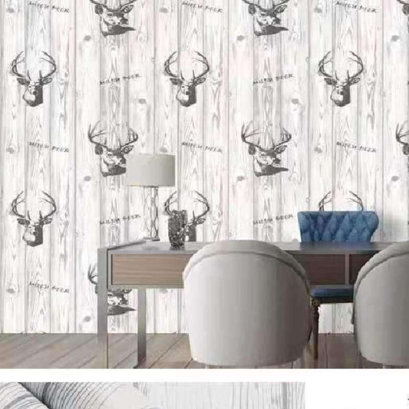 Promo Wallpaper Stiker Serat Kayu Pelapis Pintu Meja Triplek Rumah