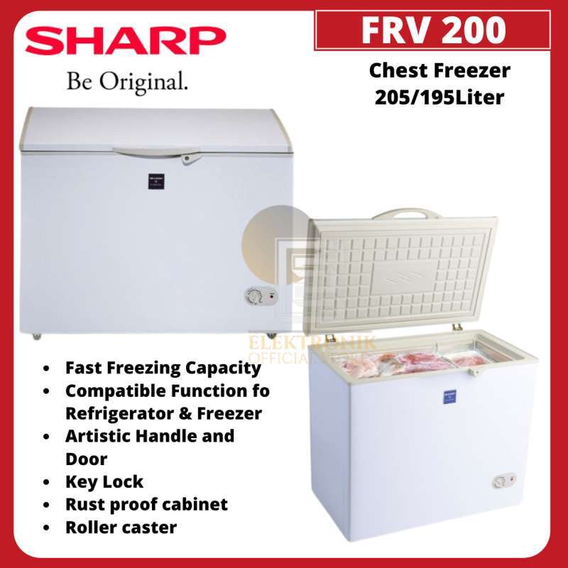 Jual SHARP CHEST FREEZER FRV 200 / Chest freezer sharp 200Liter di