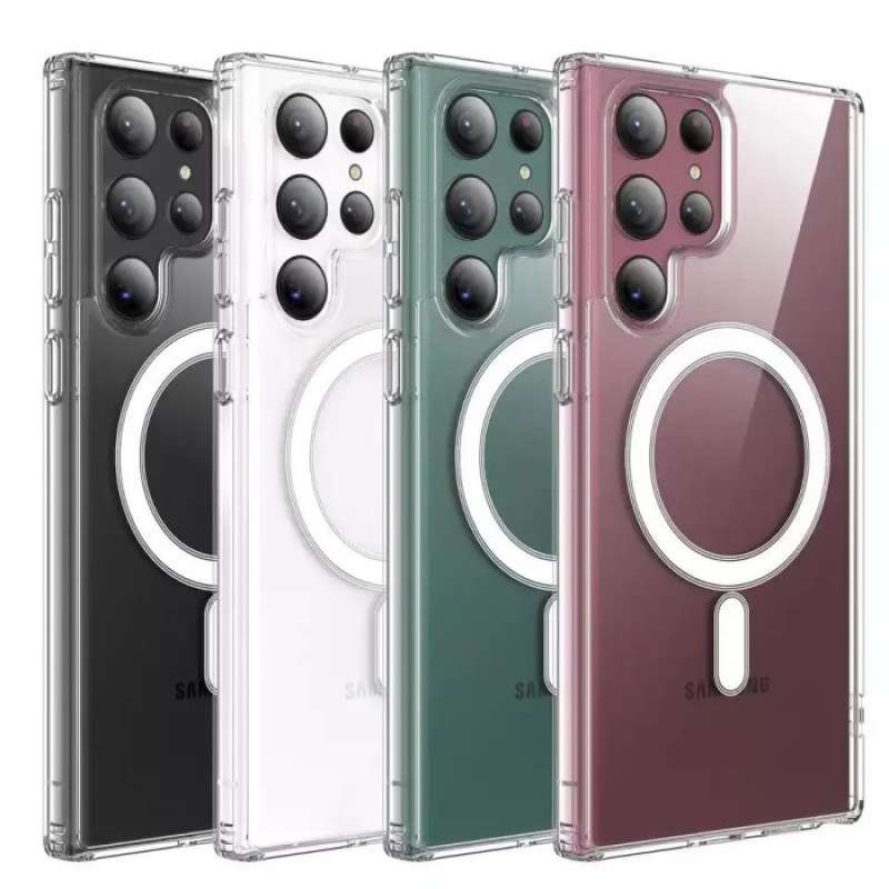 Promo Case Samsung S23 Ultra S23 Plus S23 MagSafe Clear Cover Wireless Diskon 5 Di Seller Bso