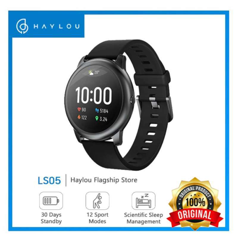 Promo Haylou Solar LS05 Smart Watch 1.28 inch TFT Touch Screen
