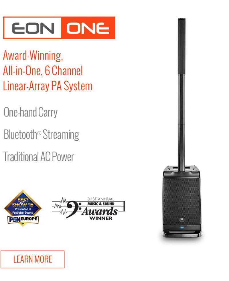 Jual JBL Eon One Portable Line Array PA System with 6channel Mixer di