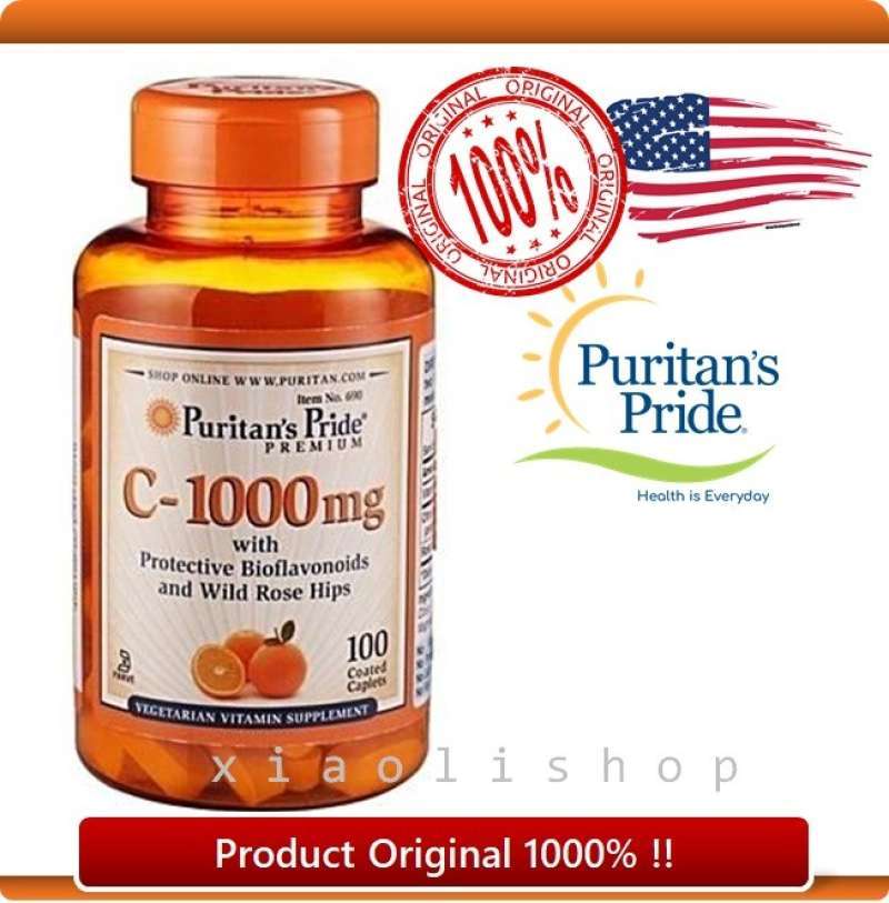 Promo PURITAN PRIDE VITAMIN C1000 MG WITH BIOFLAVONOIDS KAPSUL Diskon