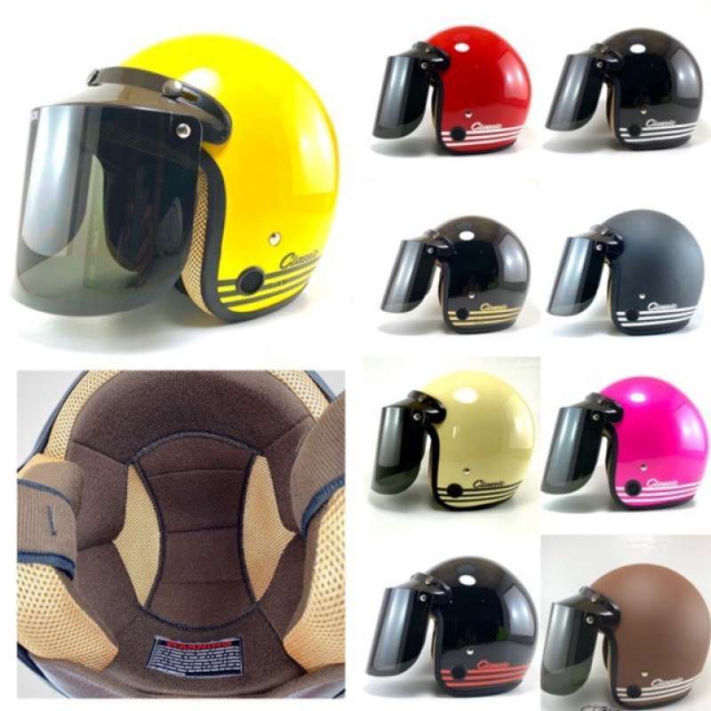 Harga Helm Bogo Kaca Datar Silver : Harga Helm Bogo Kaca ...