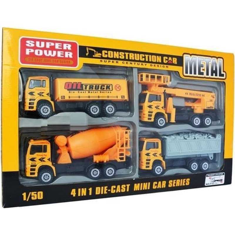 Jual Metal Die Cast Construction Truck F10 Mobil Oil Truk Melon di