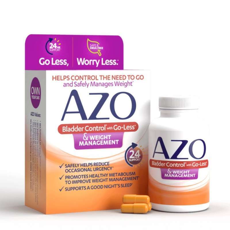 Promo (DIJAMIN ORIGINAL) AZO Bladder Control with GoLess & Weight