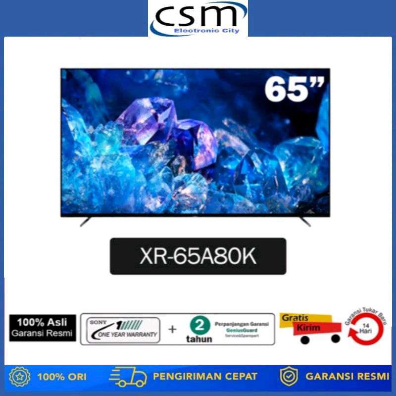 Jual SONY BRAVIA XR 65A80K GOOGLE TV OLED 4K 65 INCH DOLBYVISION