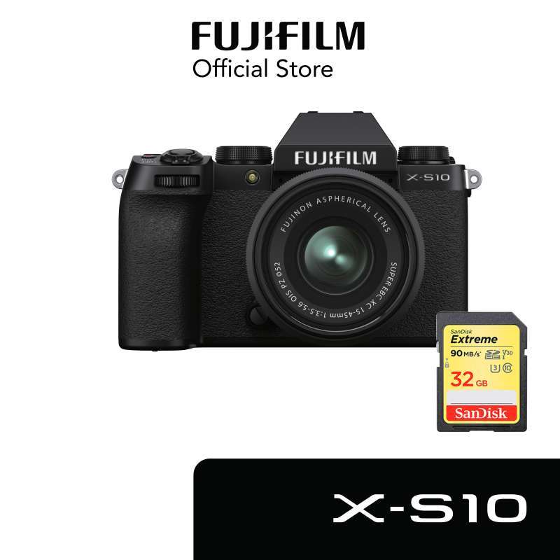 Jual Fujifilm X-s10 Kamera Mirrorless Xs10 - Body Only + Xf35mm F2 R Wr ...