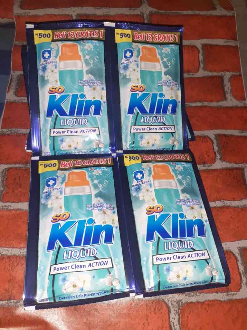 Promo Soklin Liquid Power Clean Action [ Renceng Isi 26 PCS ] Diskon 27 ...