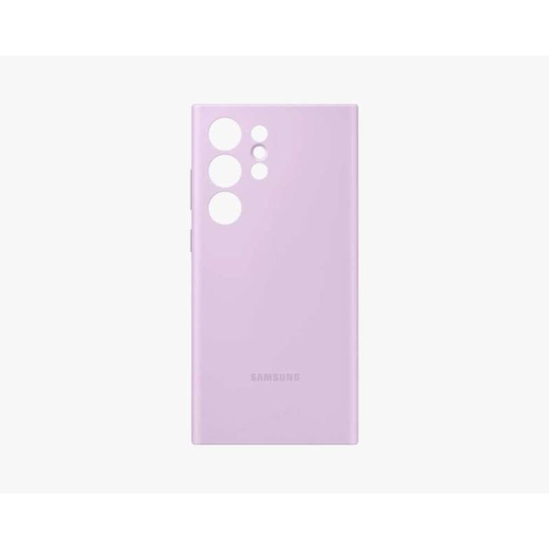 Promo Case Original Samsung S23 Ultra Plus Silicone Case Lavender