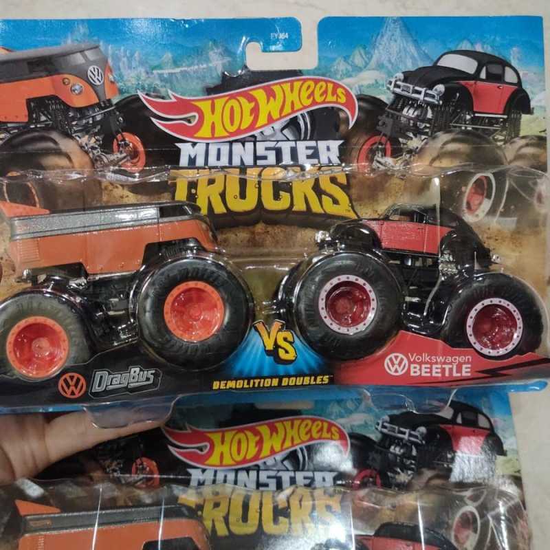 Jual Hot Wheels Monster Truck VW beetle drag bus di Seller KSM Toys