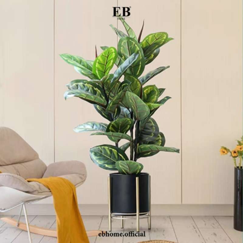 Promo Pohon Hias Indoor 1 meter Dekorasi Ruang Kerja Tamanan Artificial