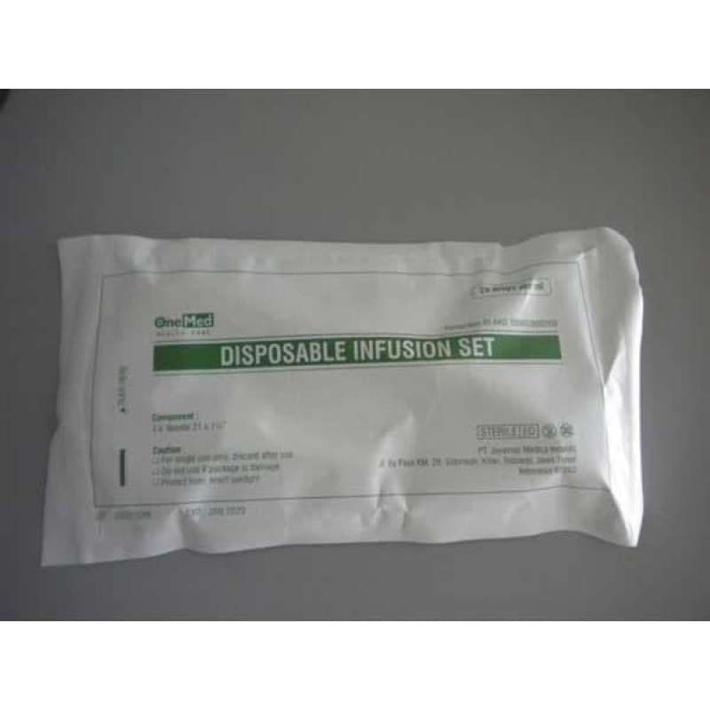 Jual Selang Infus Onemed / Infus Set Dewasa / Alat Infus / Infusion Set ...