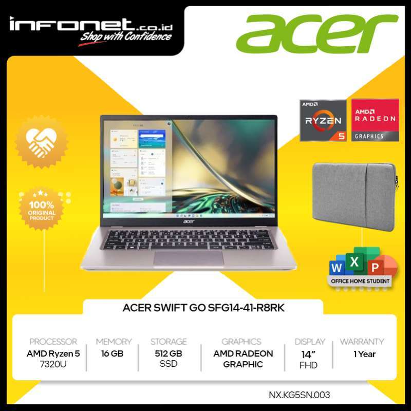Swift R9yr Jual Acer Swift Go Sfg 14 41 Original Murah - Harga Diskon Mei 2024 ...