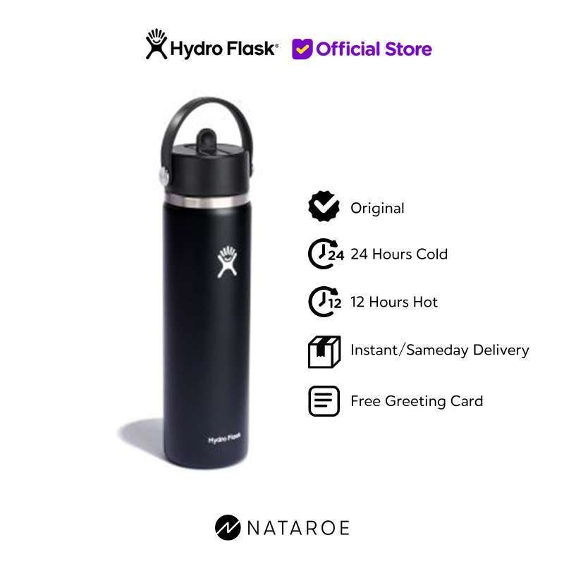 Jual Hydro Flask Tumbler 24oz Wide Mouth Flex Straw Cap Laguna di Seller Nataroe Home Official