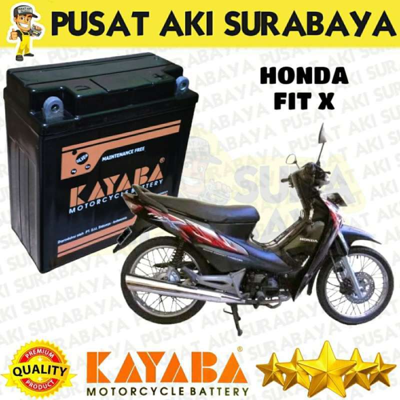 Promo AKI MOTOR FIT X KAYABA GM5Z MAINTENANCE ACCU MEGAPRO PRIMUS