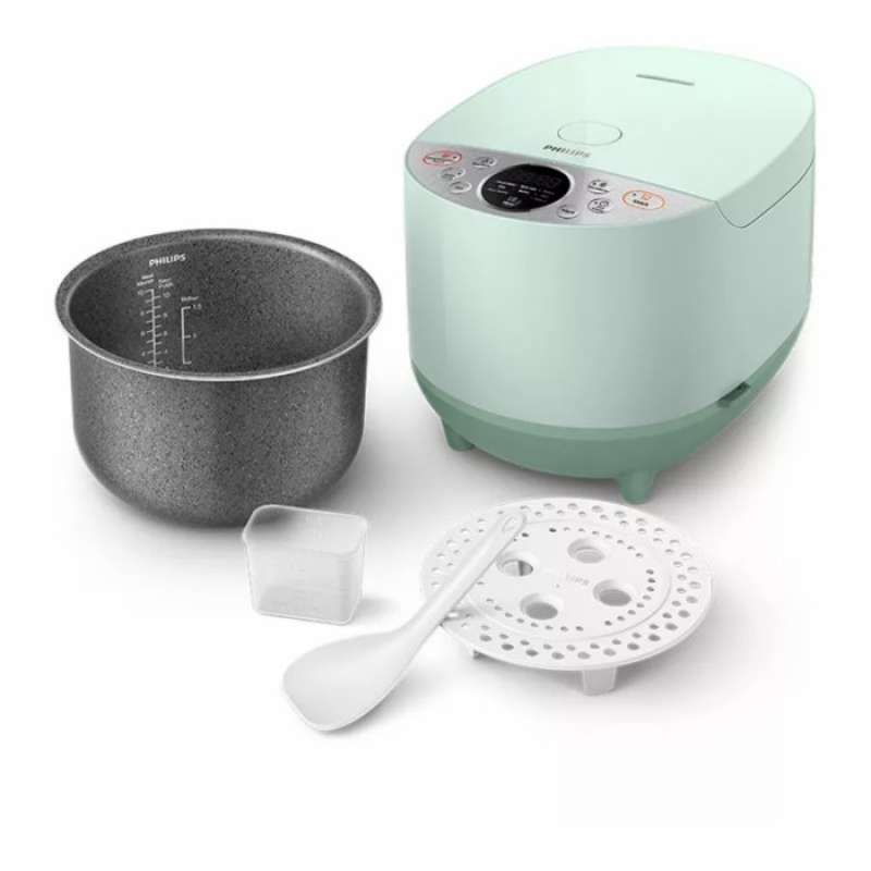 Promo PHILIPS Rice Cooker digital HD4515 Hijau Diskon 9 di Seller