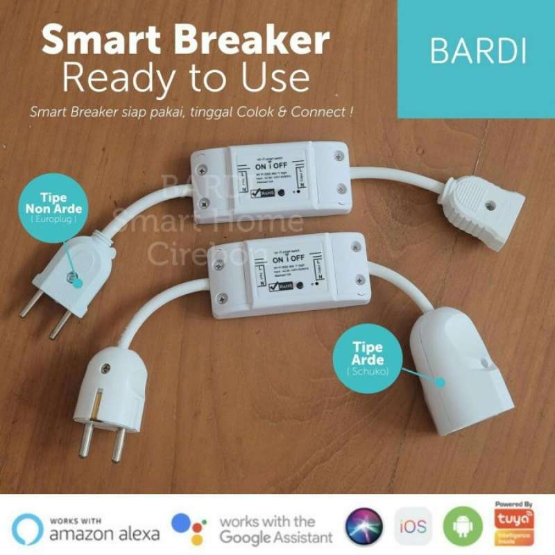 Jual Bardi Smart Breaker Siap Pakai Saklar Otomatis On Off Wifi Di ...