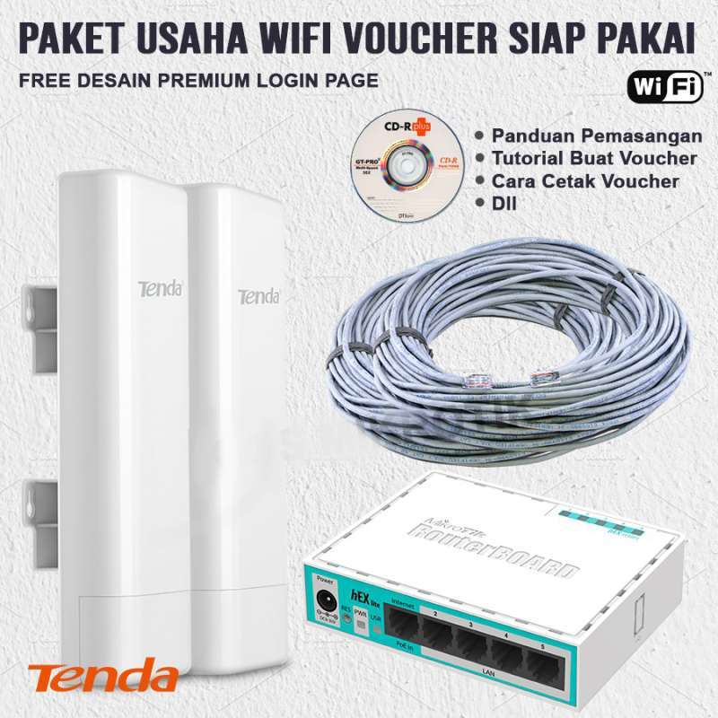 √ Paket Usaha Wifi Rt Rw Net Sistem Billing Wifi Voucher