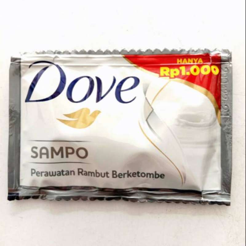 Jual DOVE shampoo Anti Ketombe DANDRUFF 1 rcg [9 ml / 12 pcs] di Seller